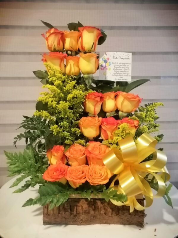 Arreglo 18 rosas primavera R47